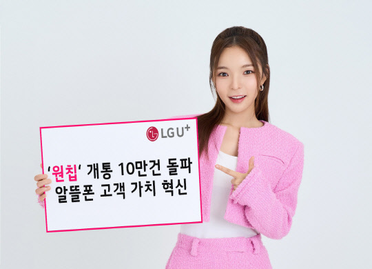 LGU+ ¾Ë¶ãÆù °ø¿ë À¯½É `¿øÄ¨`, ´©Àû °³Åë 10¸¸°Ç µ¹ÆÄ LGU+ ¾Ë¶ãÆù °ø¿ë À¯½É `¿øÄ¨`, ´©Àû °³Åë 10¸¸°Ç µ¹ÆÄ
